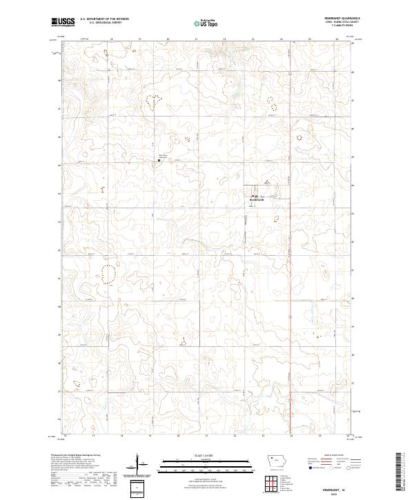 USGS Topographic Map – Rembrandt