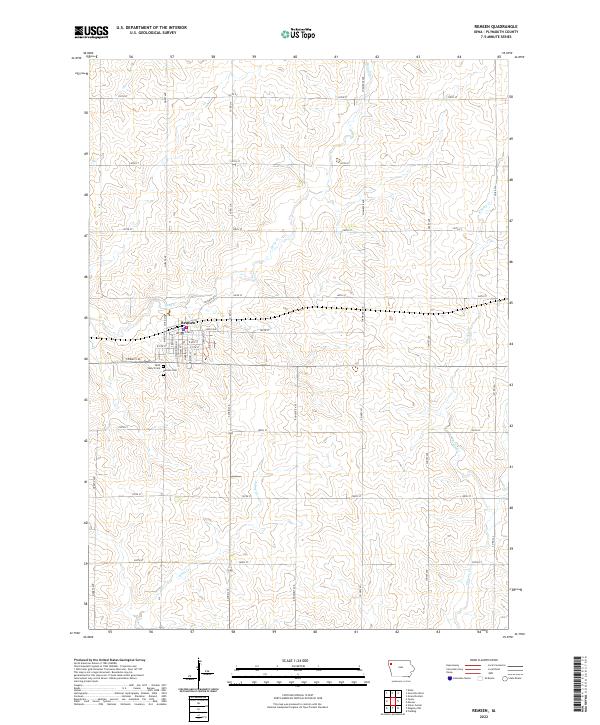 USGS Topographic Map – Remsen