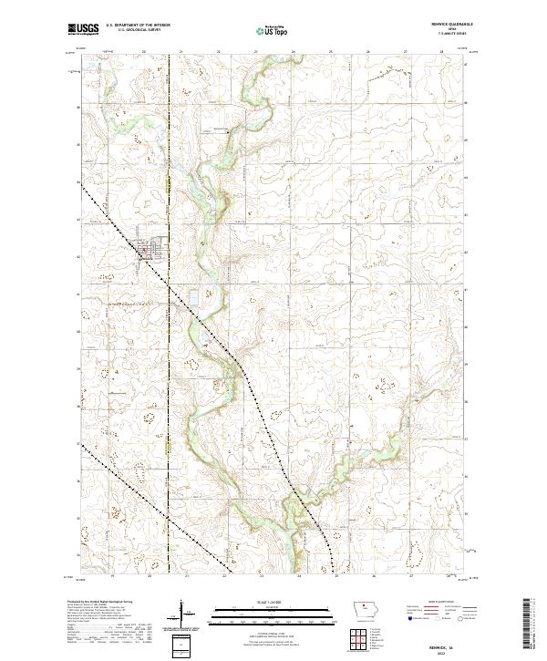 USGS Topographic Map – Renwick