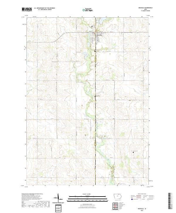 USGS Topographic Map – Riceville