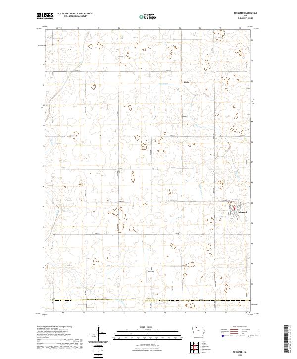 USGS Topographic Map – Ringsted