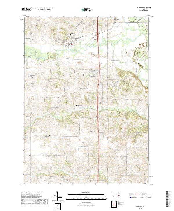 USGS Topographic Map – Riverside