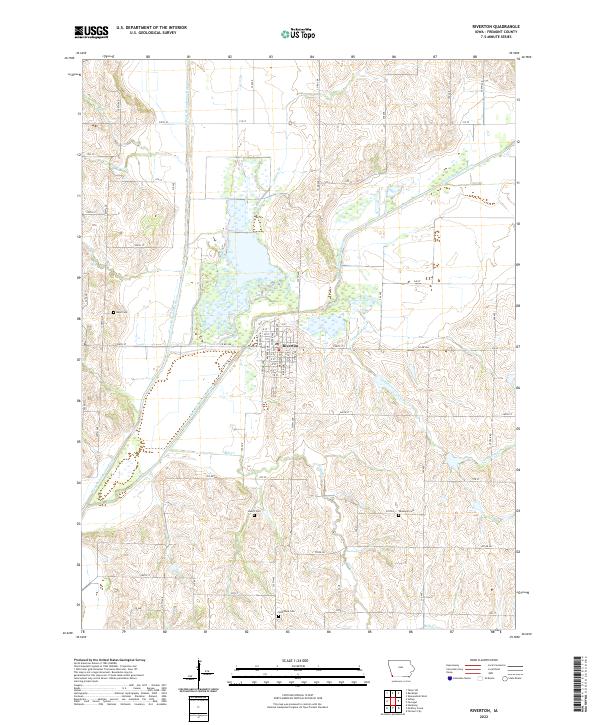 USGS Topographic Map – Riverton