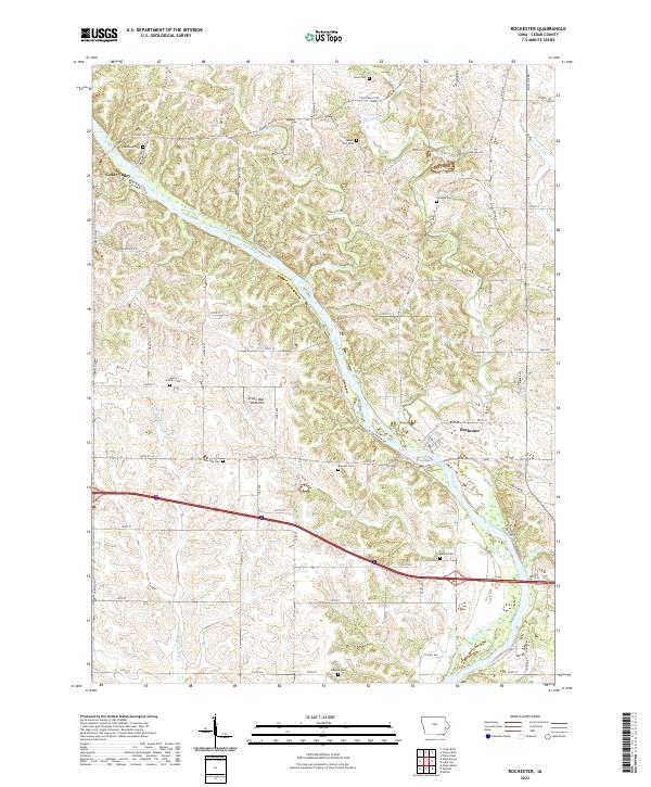 USGS Topographic Map – Rochester