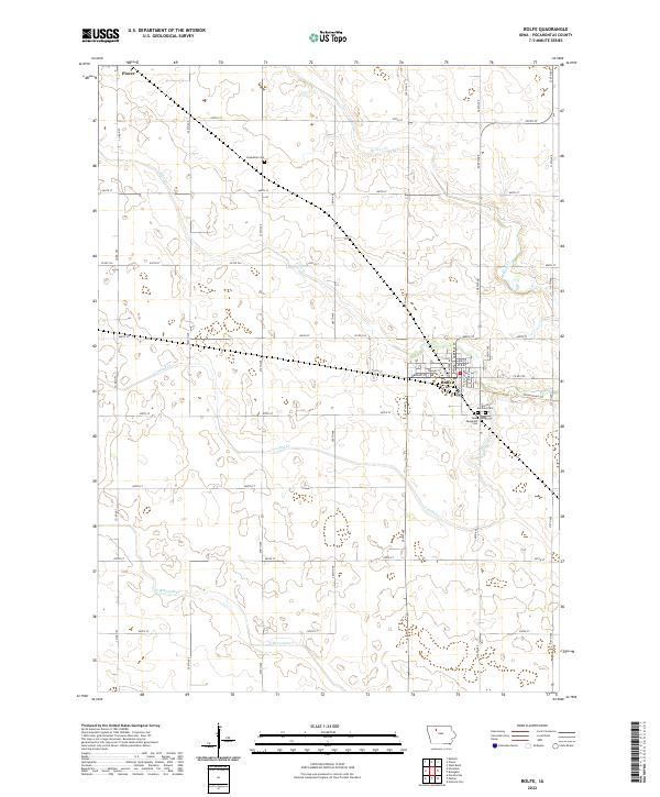 USGS Topographic Map – Rolfe