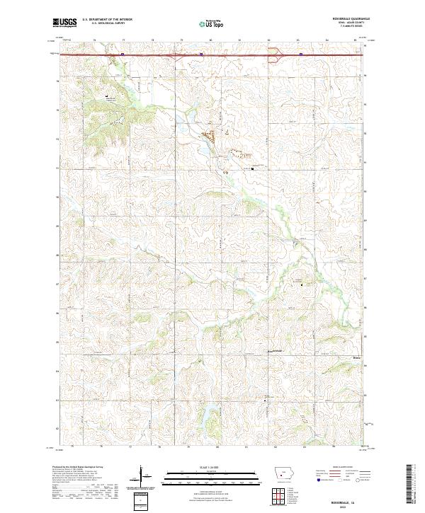 USGS Topographic Map – Rosserdale