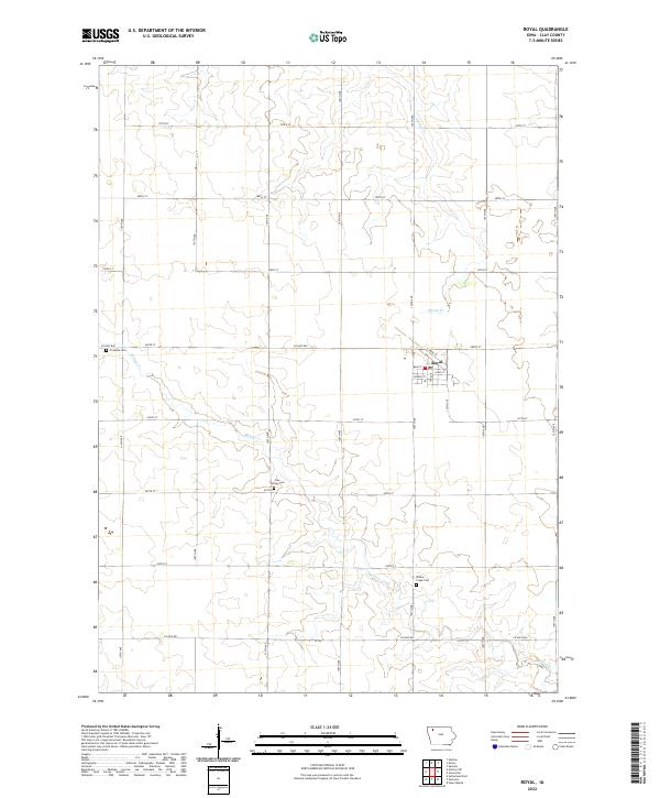 USGS Topographic Map – Royal