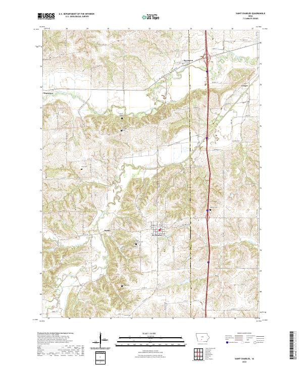 USGS Topographic Map – Saint Charles