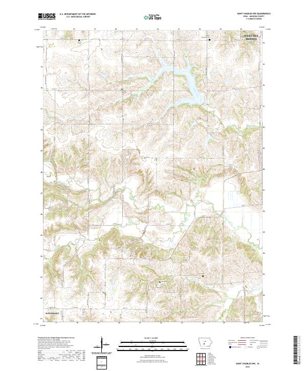 USGS Topographic Map – Saint Charles NW