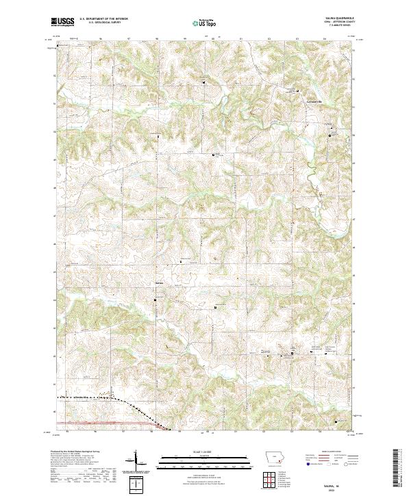 USGS Topographic Map – Salina