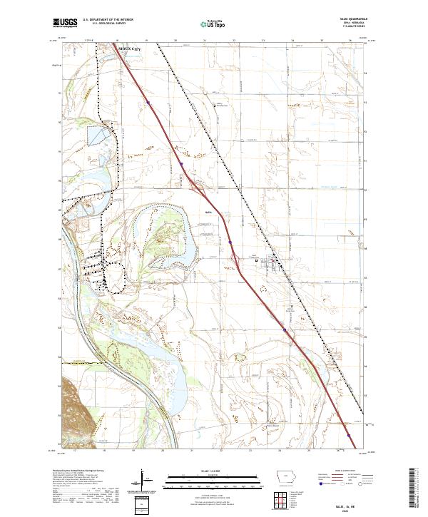 USGS Topographic Map – Salix