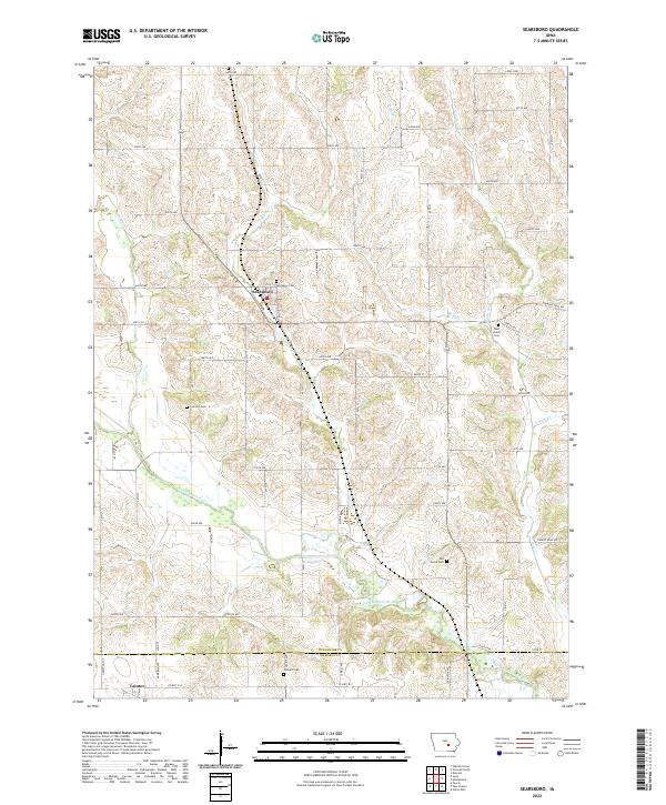 USGS Topographic Map – Searsboro