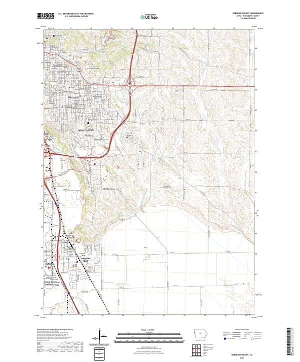 USGS Topographic Map – Sergeant Bluff
