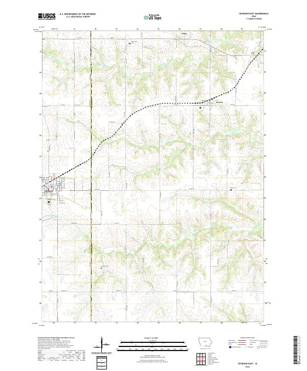 USGS Topographic Map – Seymour East