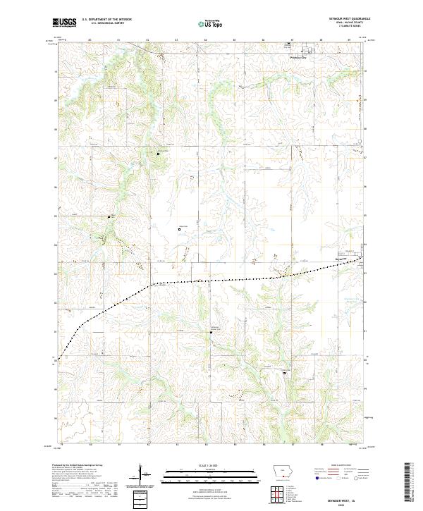 USGS Topographic Map – Seymour West