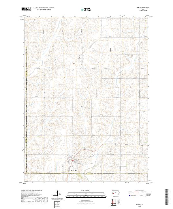 USGS Topographic Map – Shelby