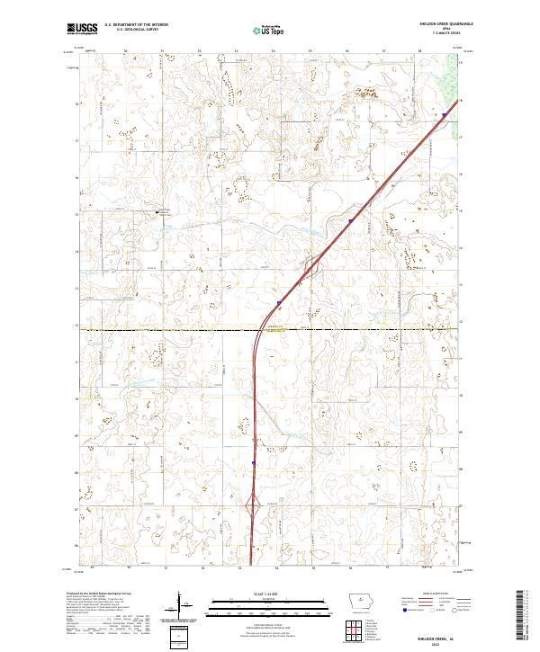 USGS Topographic Map – Sheldon Creek