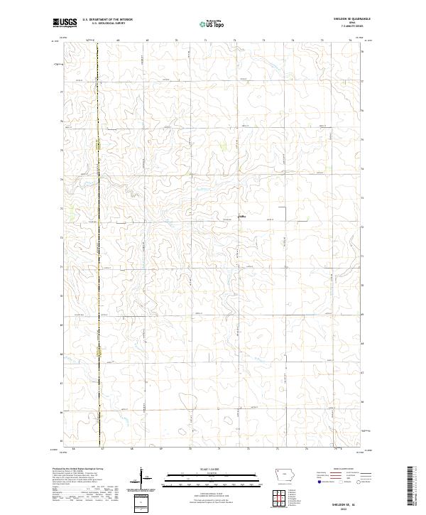 USGS Topographic Map – Sheldon SE