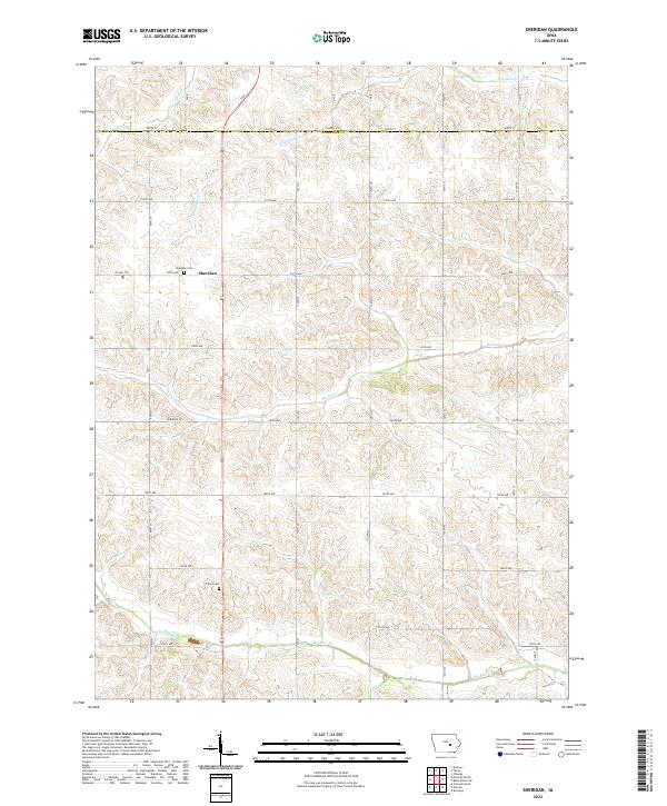 USGS Topographic Map – Sheridan