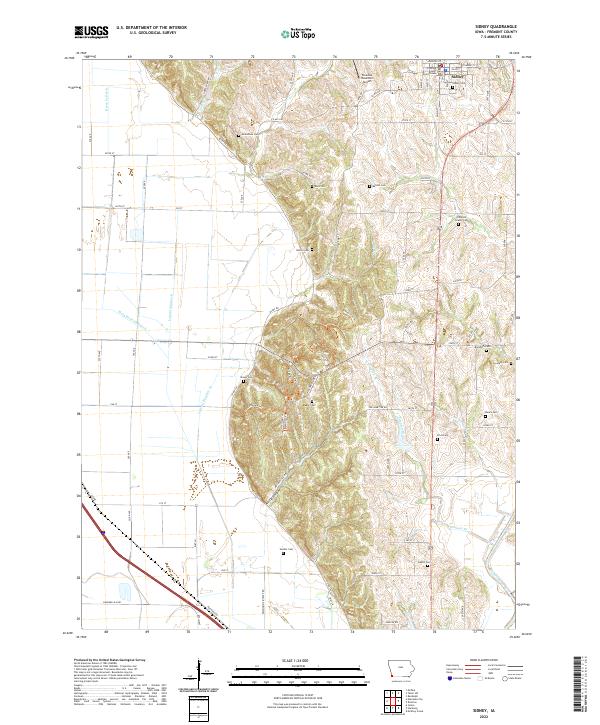 USGS Topographic Map – Sidney
