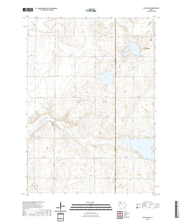 USGS Topographic Map – Silver Lake