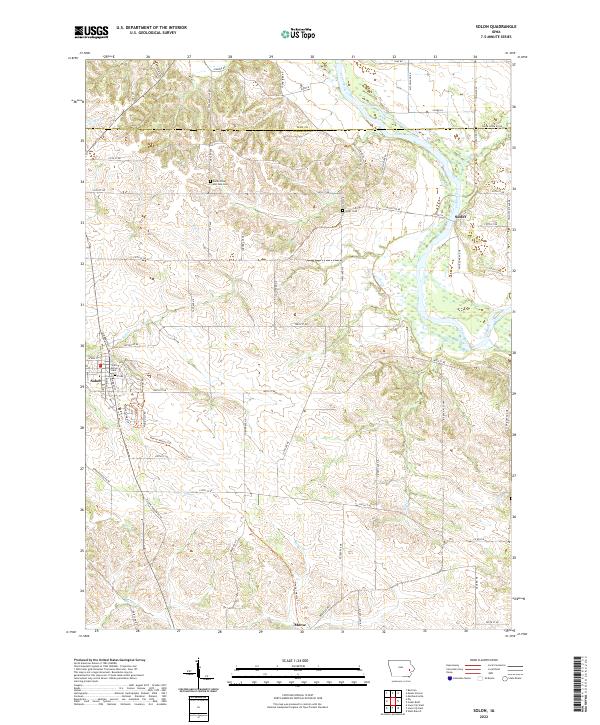 USGS Topographic Map – Solon