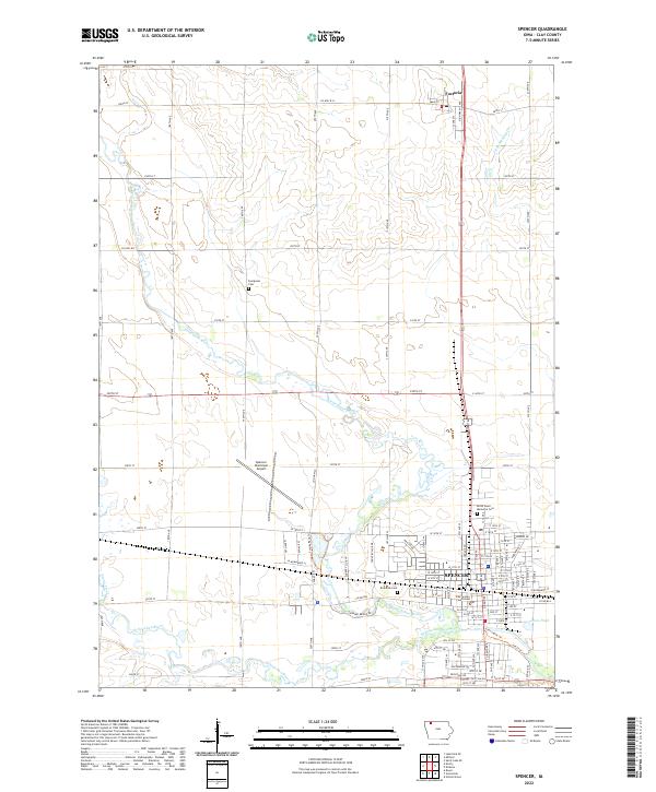 USGS Topographic Map – Spencer