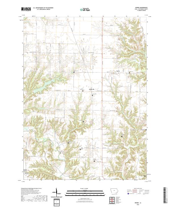 USGS Topographic Map – Sperry