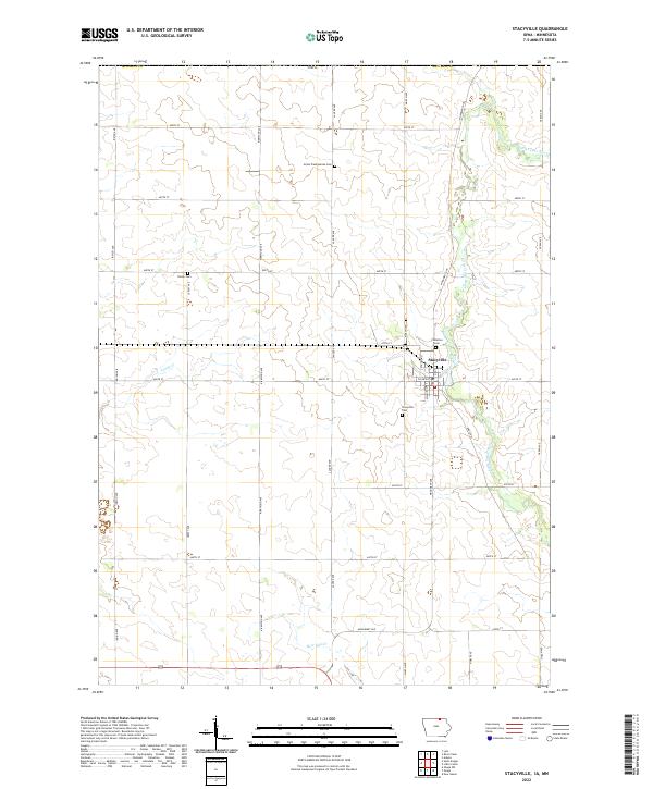 USGS Topographic Map – Stacyville