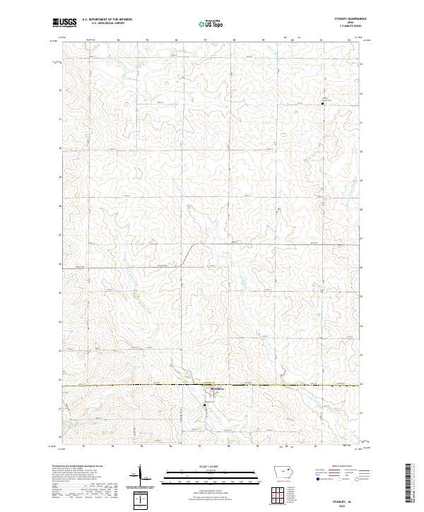 USGS Topographic Map – Stanley