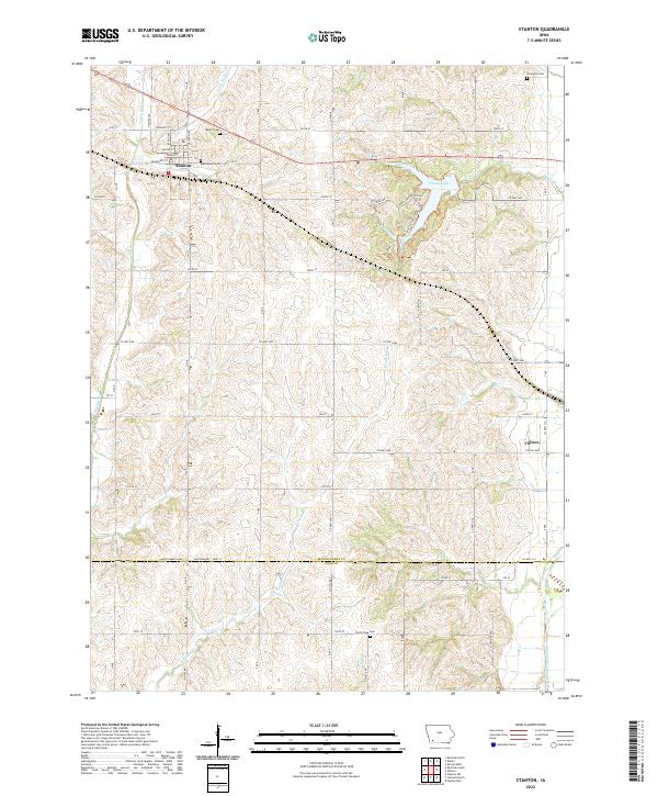USGS Topographic Map – Stanton