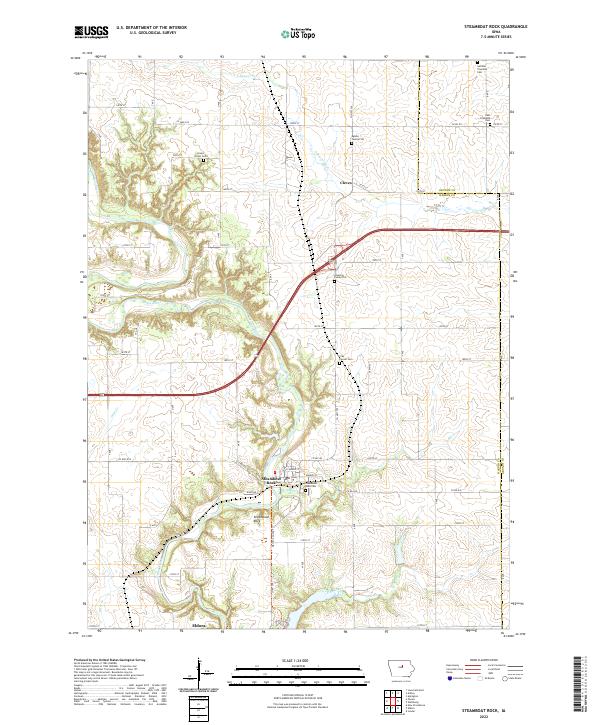 USGS Topographic Map – Steamboat Rock