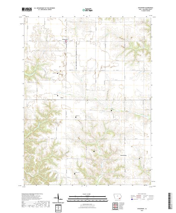 USGS Topographic Map – Stockport