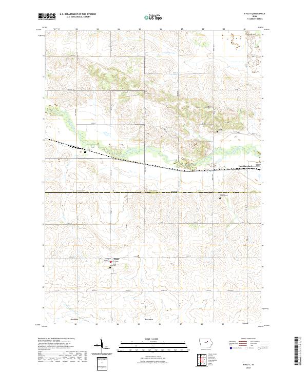 USGS Topographic Map – Stout