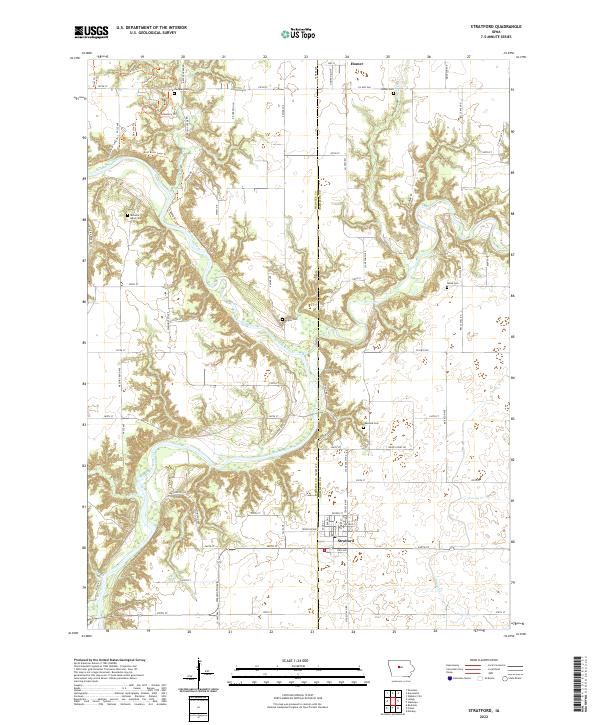 USGS Topographic Map – Stratford