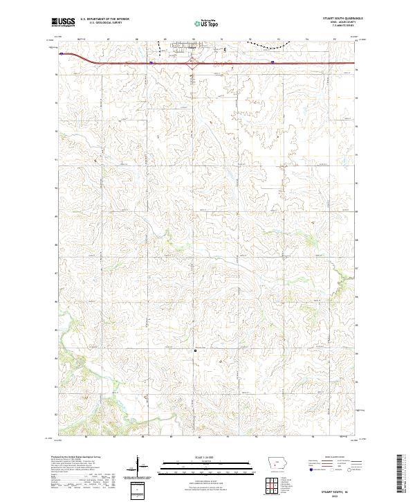 USGS Topographic Map – Stuart South