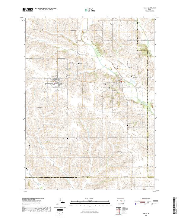 USGS Topographic Map – Sully
