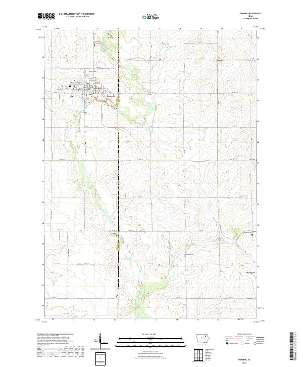 USGS Topographic Map – Sumner