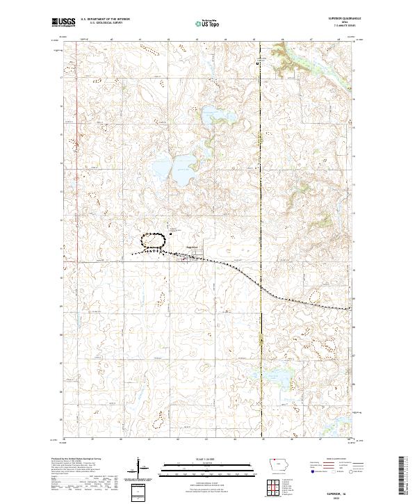 USGS Topographic Map – Superior