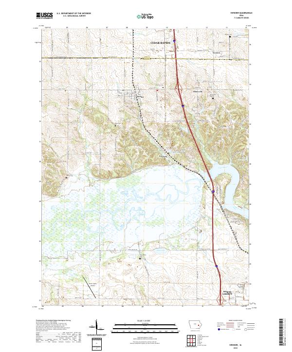 USGS Topographic Map – Swisher