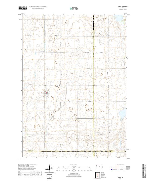 USGS Topographic Map – Terril
