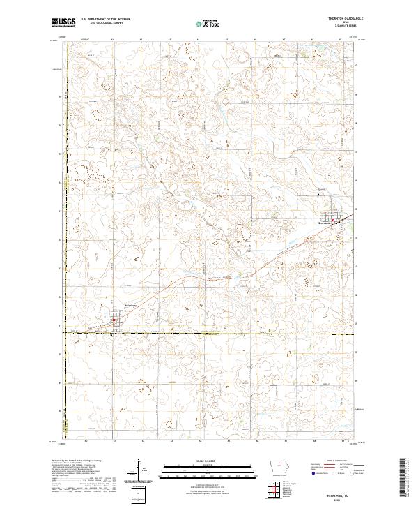 USGS Topographic Map – Thornton