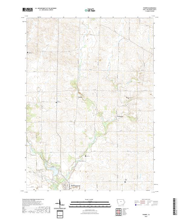 USGS Topographic Map – Thorpe