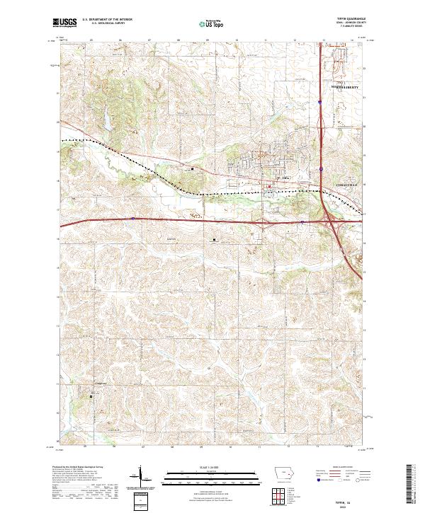 USGS Topographic Map – Tiffin