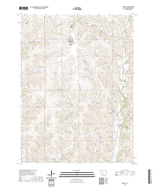 USGS Topographic Map – Tingley