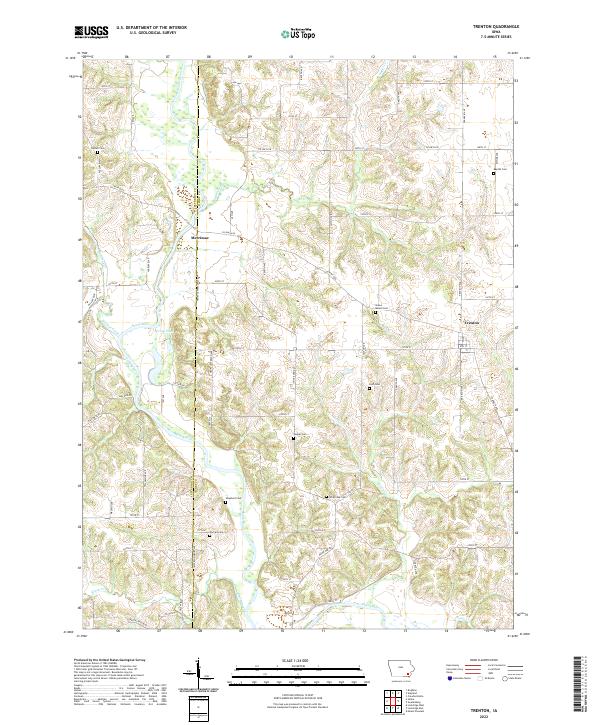 USGS Topographic Map – Trenton