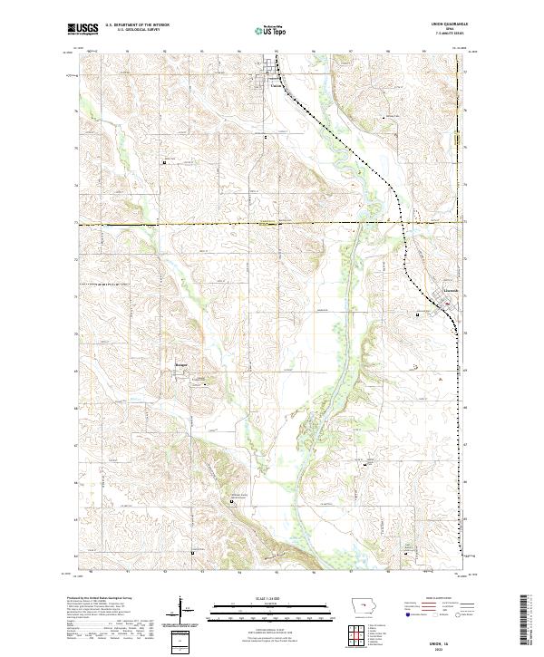 USGS Topographic Map – Union