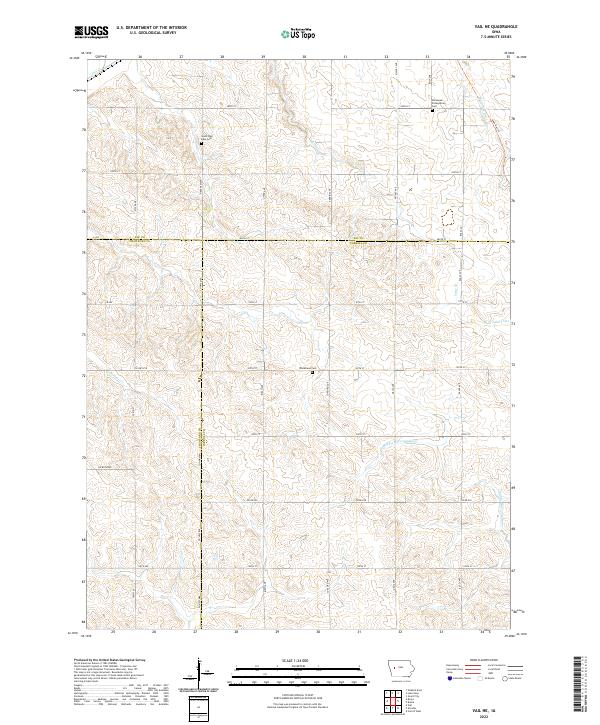 USGS Topographic Map – Vail NE