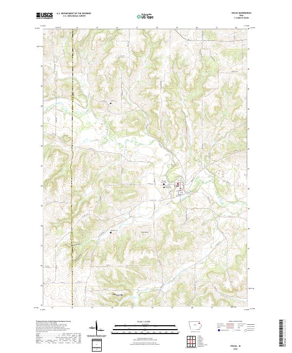 USGS Topographic Map – Volga
