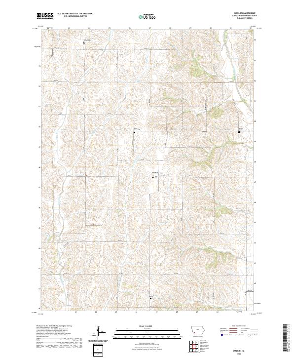 USGS Topographic Map – Wallin